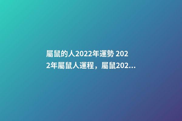 屬鼠的人2022年運勢 2022年屬鼠人運程，屬鼠2022年運勢及運程-第1張-觀點-玄機派